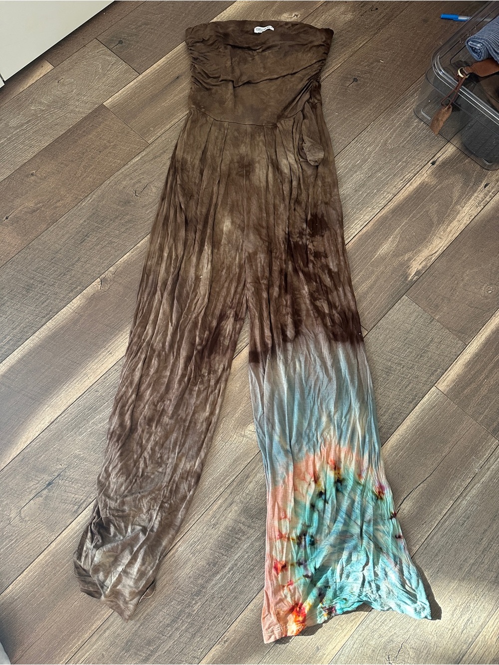 Soft tie dyed one piece